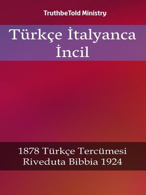 cover image of Türkçe İtalyanca İncil